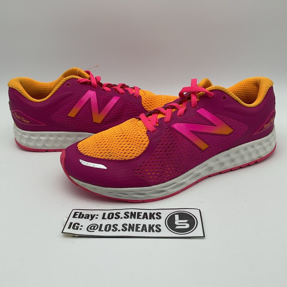 Size 7 -Women's New Balance Fresh Foam Pink/Orange